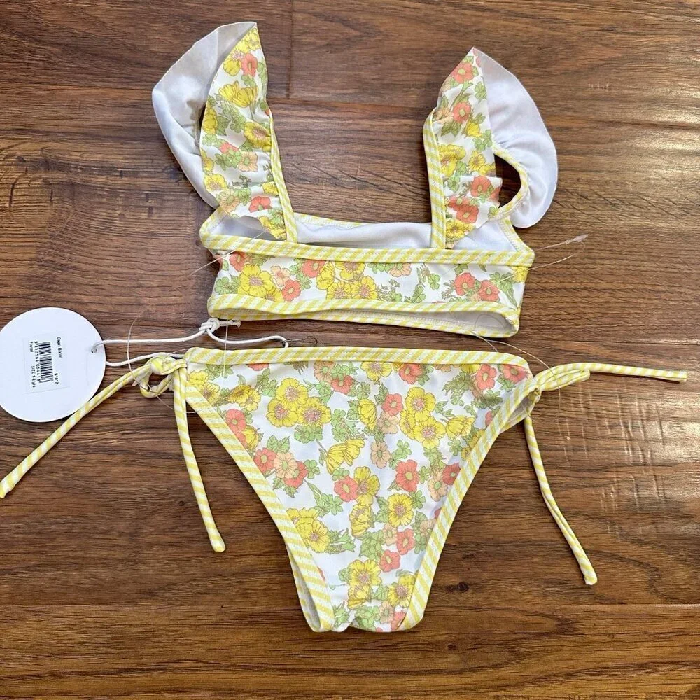 NWT Marlo Kids Capri Bikini swimsuit 1-2Y